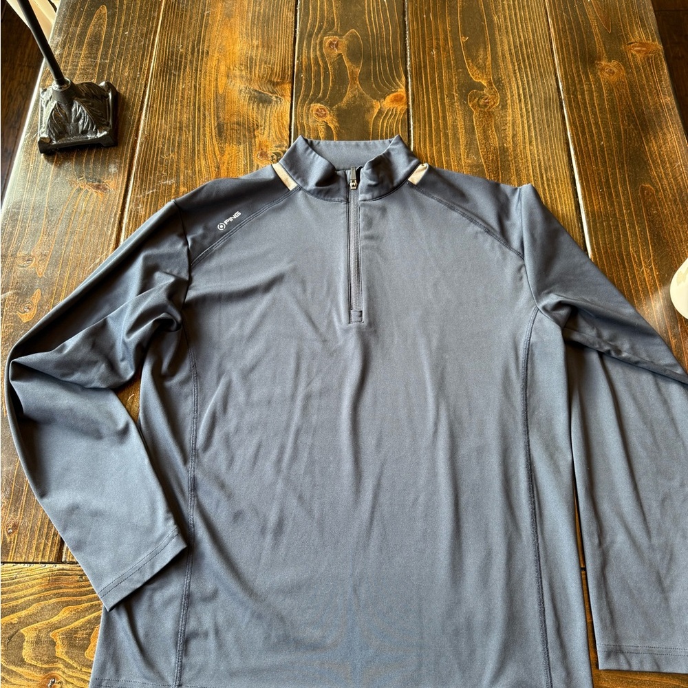Ping Men's Dark Gray Quarter-Zip shirt